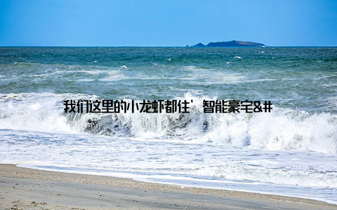 我们这里的小龙虾都住’智能豪宅’