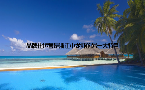 品牌化运营是浙江小龙虾的另一大特色