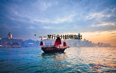 ”——某行业分析师指出