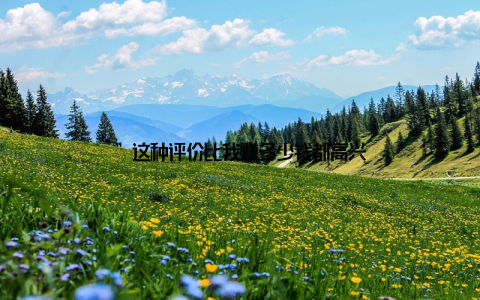 ”这种评价比我赚多少钱都高兴