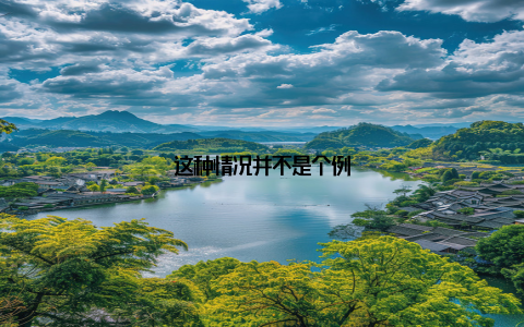 这种情况并不是个例