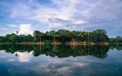 互联网销售渠道必不可少