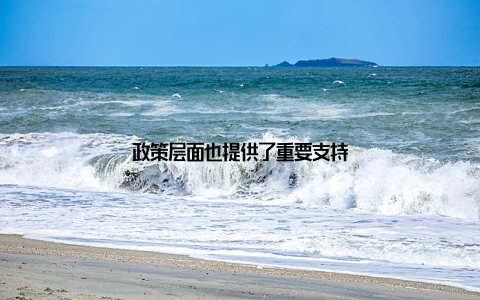 政策层面也提供了重要支持